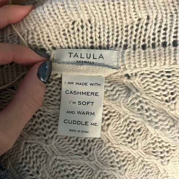 Talula Greenpoint Cashmere Cardigan Sweater - Picture 3 of 5